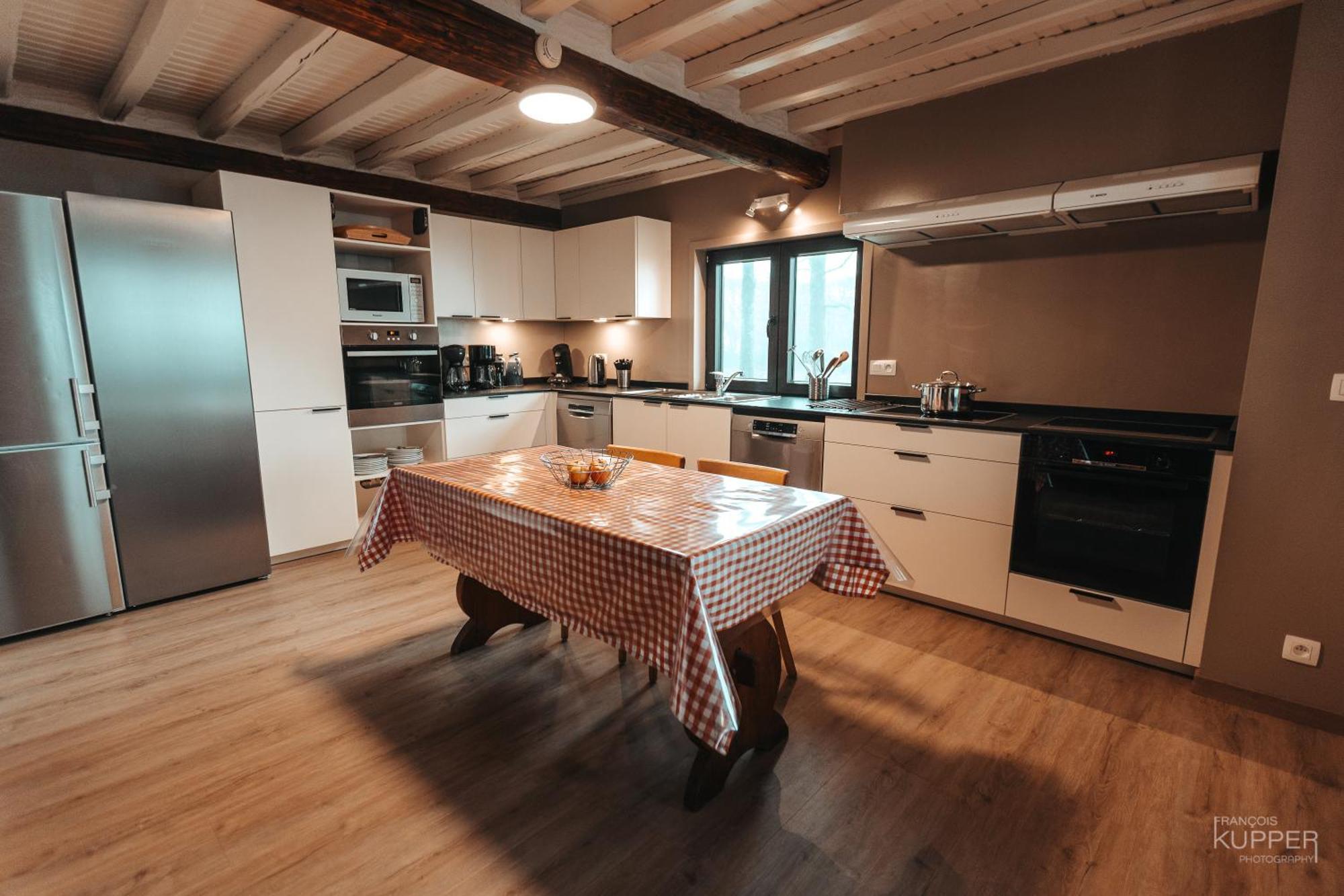 Le Grand Cerf 25 Pers, Malmedy- Chalet Rustique, Jardin Экстерьер фото
